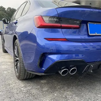 適用於BMW3系列G20 G28 2020+ 的碳纖維側裙保險桿擾流板杯翼裙邊側板汽車配件車身套件 10 最佳銷售 BMWG20側裙 - №4