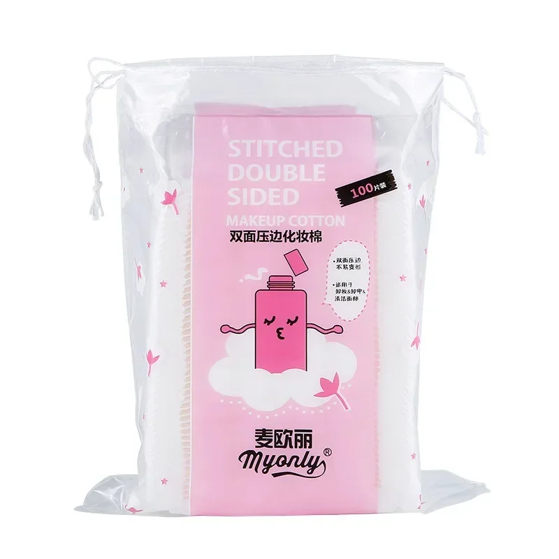 50pcs Reusable Makeup Remover Pads Washable Round Bamboo Make Up Pads Removal Adhesive Remover Cream Makeup Tools