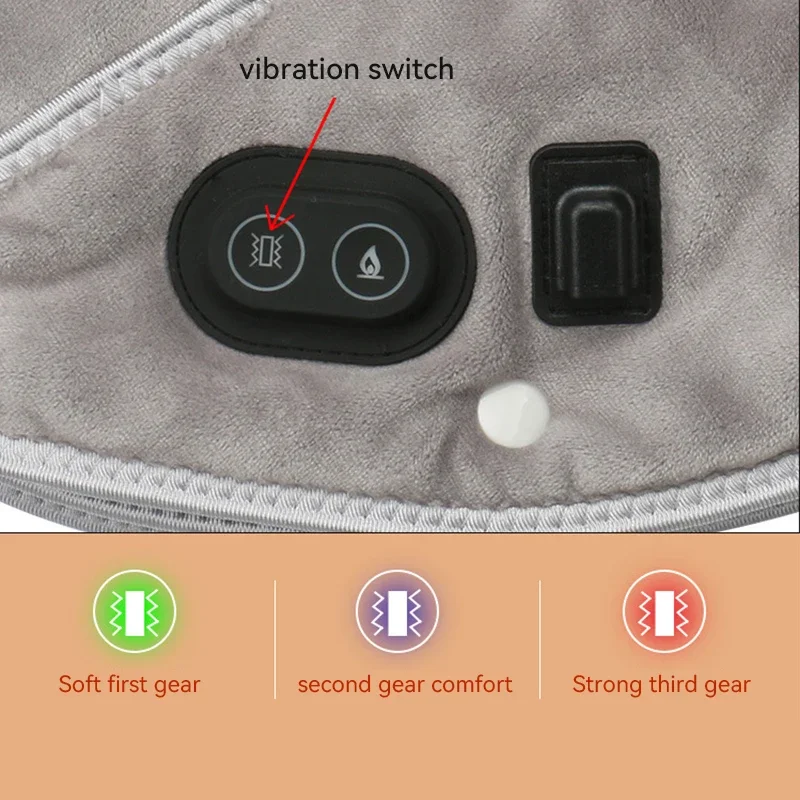 Neck Heating Pad Wrap Heated Shoulder Massager USB Electric Cervical Relieve Pain Relief Back Brace Compress Tool Fatig Warming