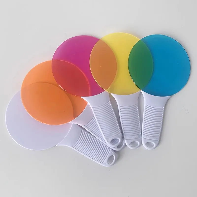 5 pezzi set Montessori miscelazione dei colori giocattoli di apprendimento per bambini scienza fisica filtro ottico forniture per aula prescolare