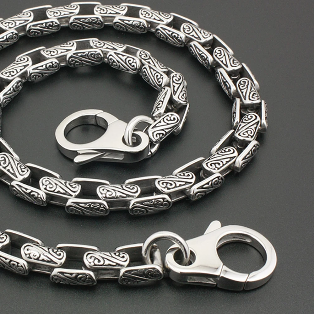 Stainless Steel Mens Biker Rocker Punk Wallet Chain 5A020WC 18\