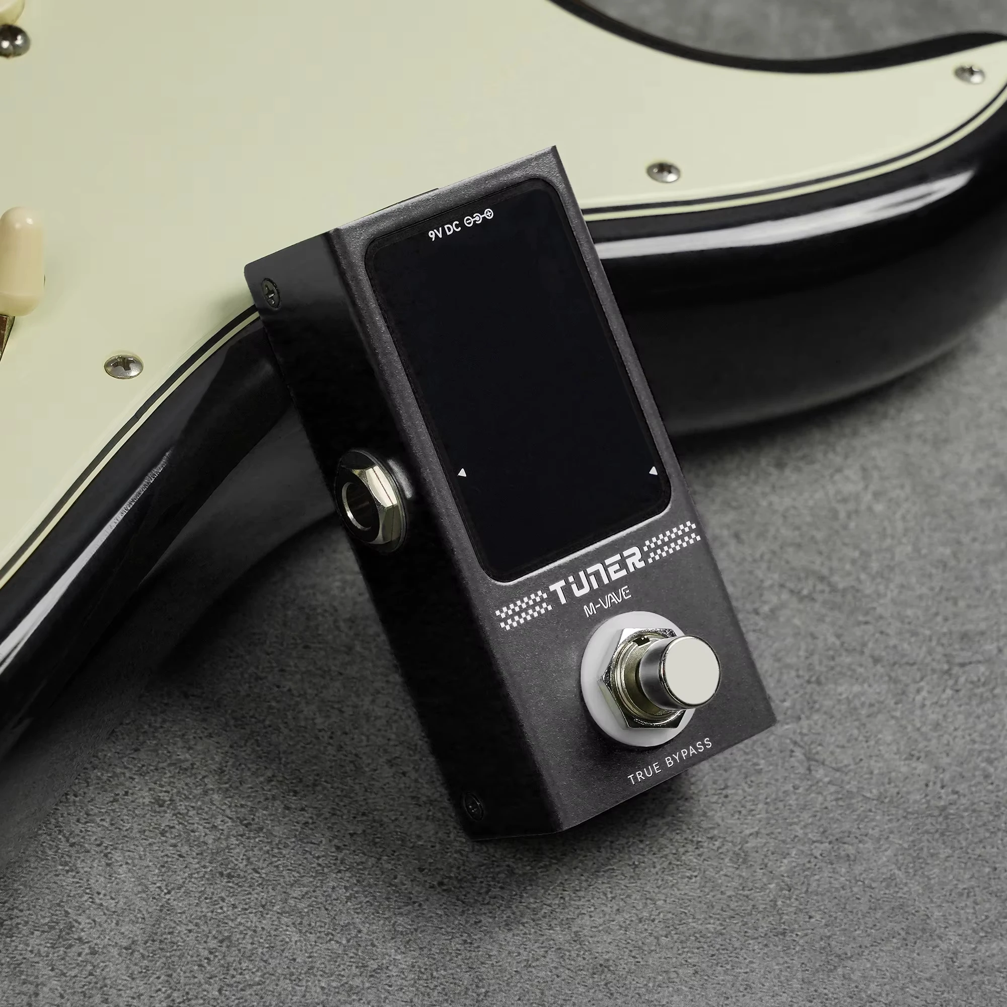 M-VAVE Tuner， Metal Shell ，9V Power Supply ，Accurate  Cent Universal Electronic Instrument Tuning Stomp Box