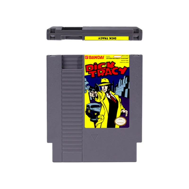 لعبة ديك تريسي أكشن لخرطوشة ألعاب 72 دبابيس مناسبة لوحدة تحكم ألعاب الفيديو NES 8 بت