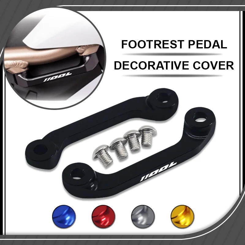 

Rear Armrest Pedals For crf1100l CRF1100L AFRICA TWIN Adventure Sport DCT Motorcycle CNC Footrest Pedal Remove Decorative Cover