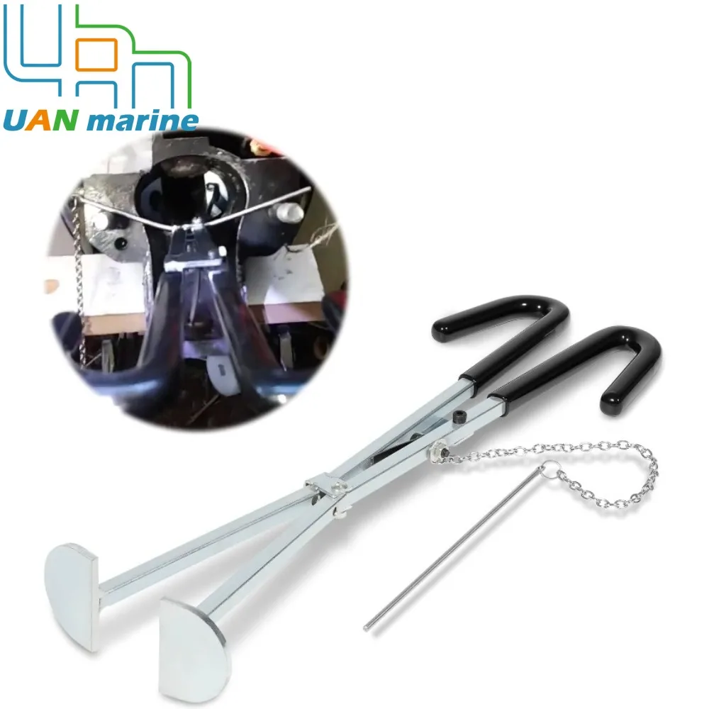 

Exhaust Bellows Expander Tool for Mercruiser Alpha Bravo Sterndrives Ergonomic Design Cast Steel Construction 91-45497A1 Silver