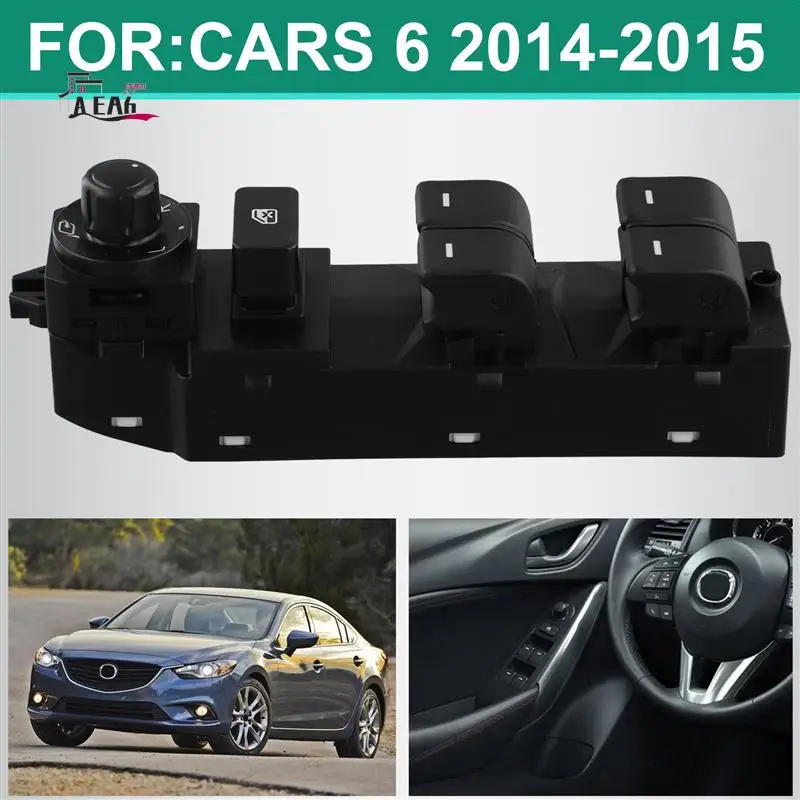 

AEA6-Для Mazda 6 2014-2015 GKL2-66-350A GKL266350A Главный выключатель стекла с левым рулем