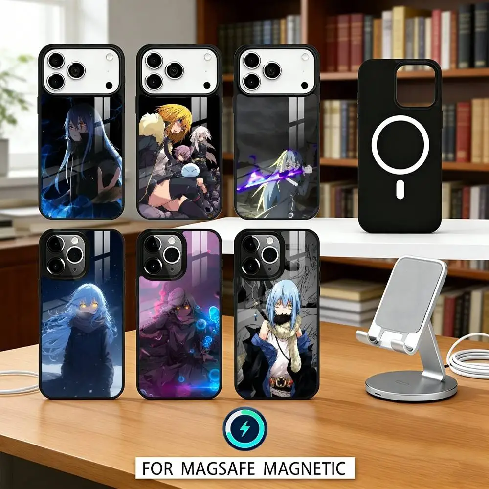 

Rimuru Tempest T-Tensei Phone Case For iPhone17,16,15,14,13,12,Pro,Max,Magnetic For Magsafe Wireless Charging