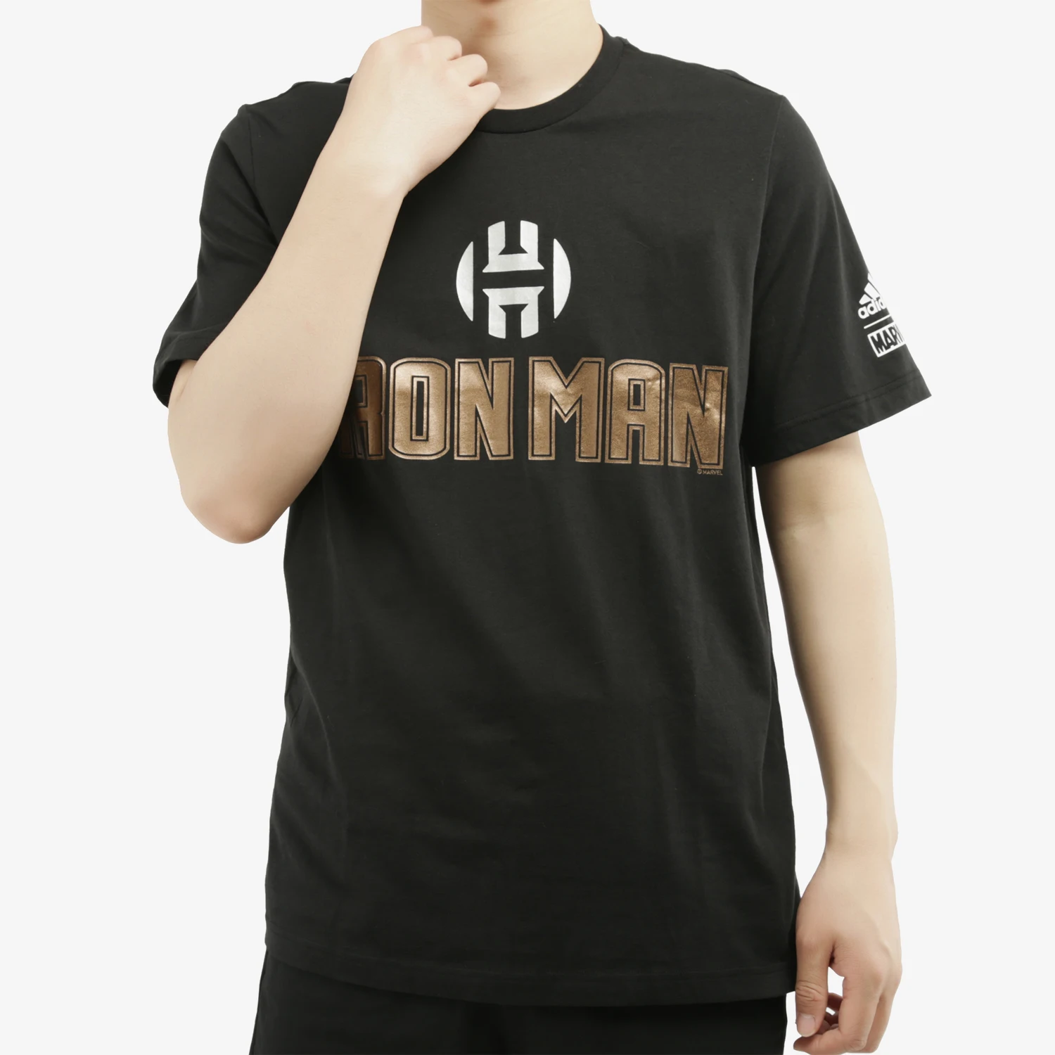 

Adidas Genuine Product HRDN IM LOGO Мужская баскетбольная футболка FM2814