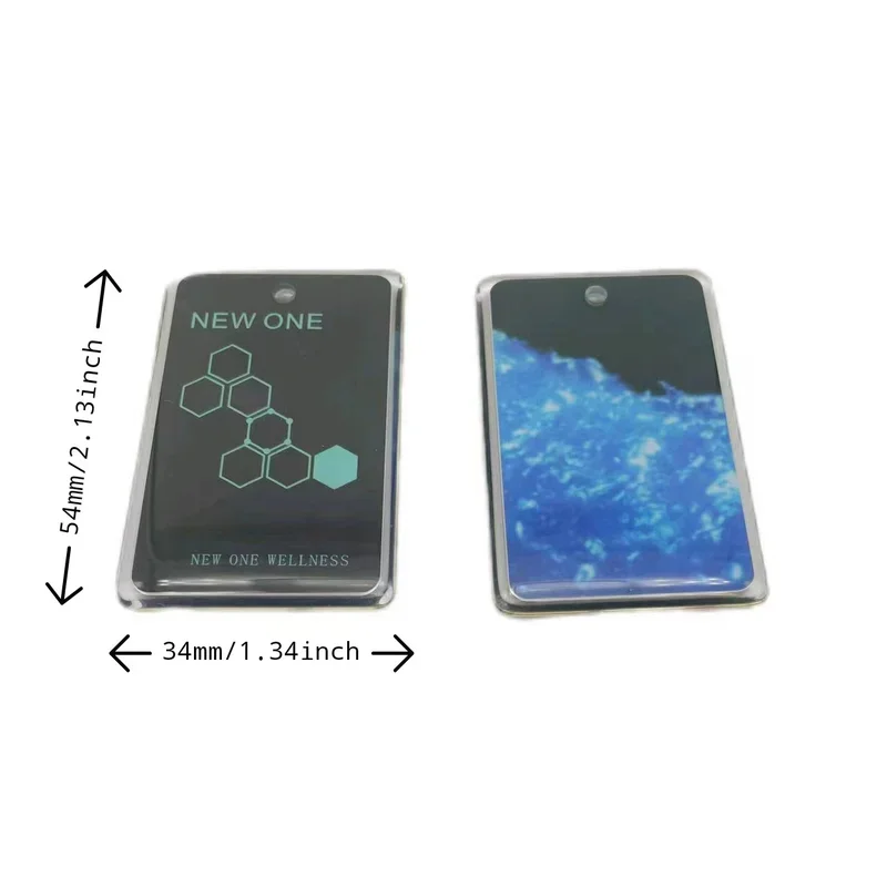 

1pc Popular Nume Card Nume Terahertz Chip Quanticas Card Pendant Energia Es Card