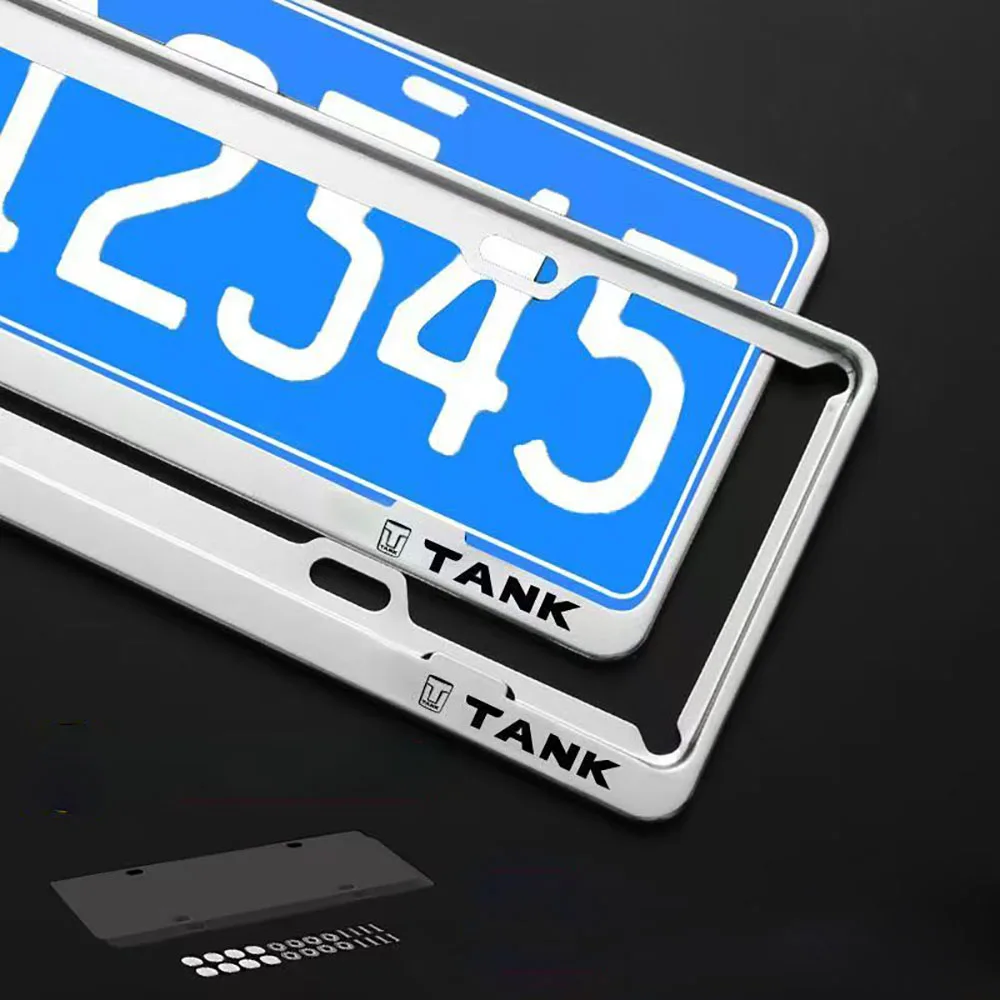 

Fit For WEY Tank 300 New traffic regulations license plate frame license plate border license plate frame license plate frame