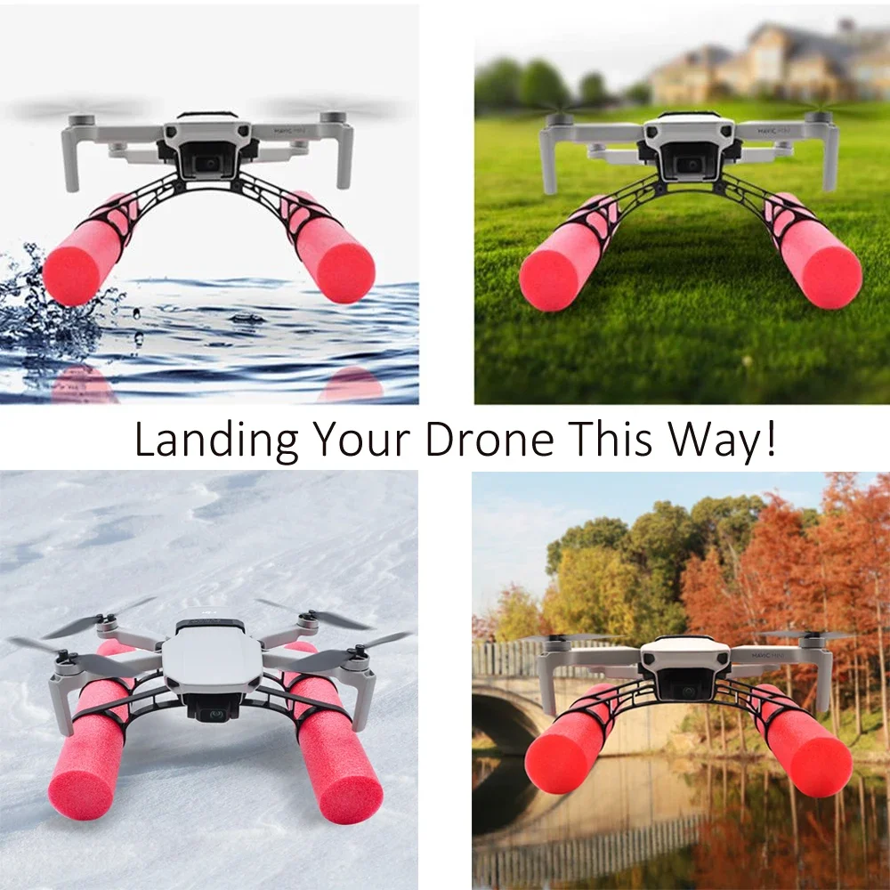 For DJI Mini 2 4K Landing Floating Kit Expansion Accessories For DJI Mavic Mini SE Landing Gear Training Skid Landing On Water