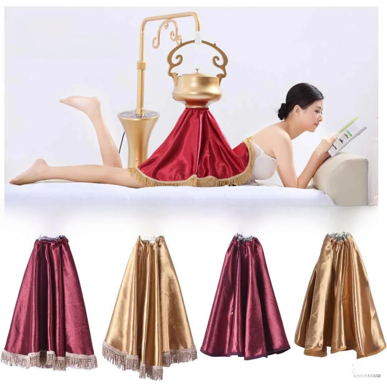 

Дальняя инфракрасная терапевтическая лампа с большим ртом, тканевый чехол, аппарат для прижигания, салон красоты, домашняя медицинская лампа для выпечки, ткань для юбки