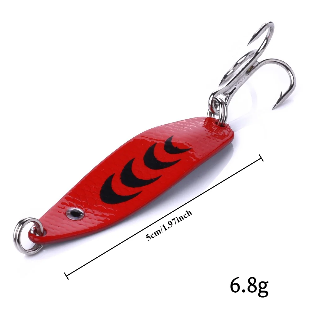 1pcs  Long-Cast Metal Vib Lure, 5 cm / 6.8 g, Shimmering Lure with Nickel-Plated Flakes, Portable and Practical Fishing Lure view 2
