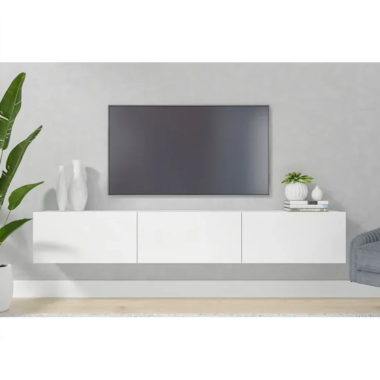 

Big Storage Wall Mounting TV Desk Stand Modern TV Cabinet Customized Color TV Stands Set Modern Living Room Furniture