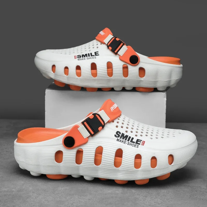 Sommer Herren Pantoffeln Sandalen Flip-Flops Clogs Weiche Sohle Unisex Outdoor Strand EVA Slides Clogs Badezimmer Bad Flache Schuhe – Detail 6