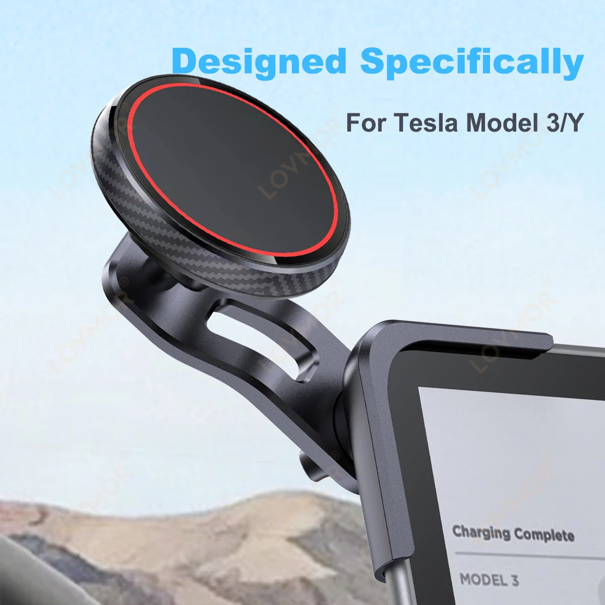 For MagSafe Tesla Model 3 Model Y Car Mount Phone Holders Hands Free Magnetic Phone Holder for Car Fit for iPhone 15 Pro Plus