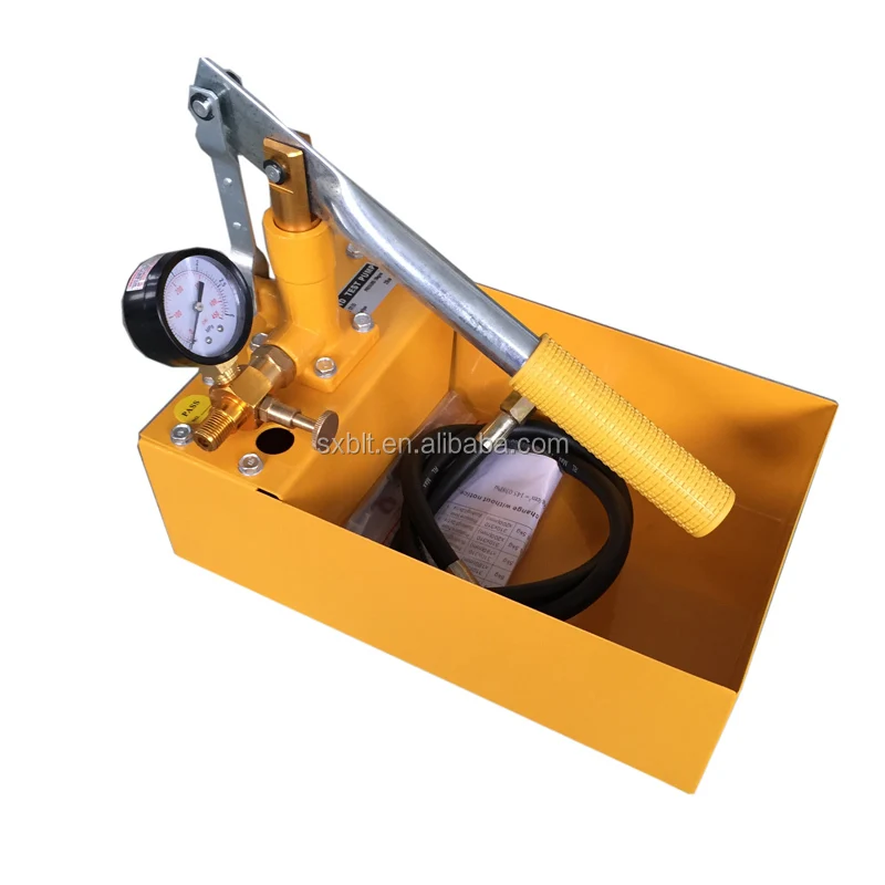 

manual water pump for container, pipe pressure test