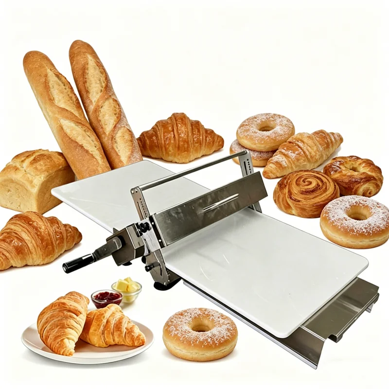 Pastry Manual Dough Sheeter Grain Product Making Machines Machine Croissant Machine