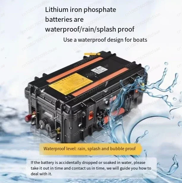 Lifepo4 24V 60Ah, 80Ah, 100Ah Battery BMS Dragging Motor, Offshore Top Stream Machine Waterproof