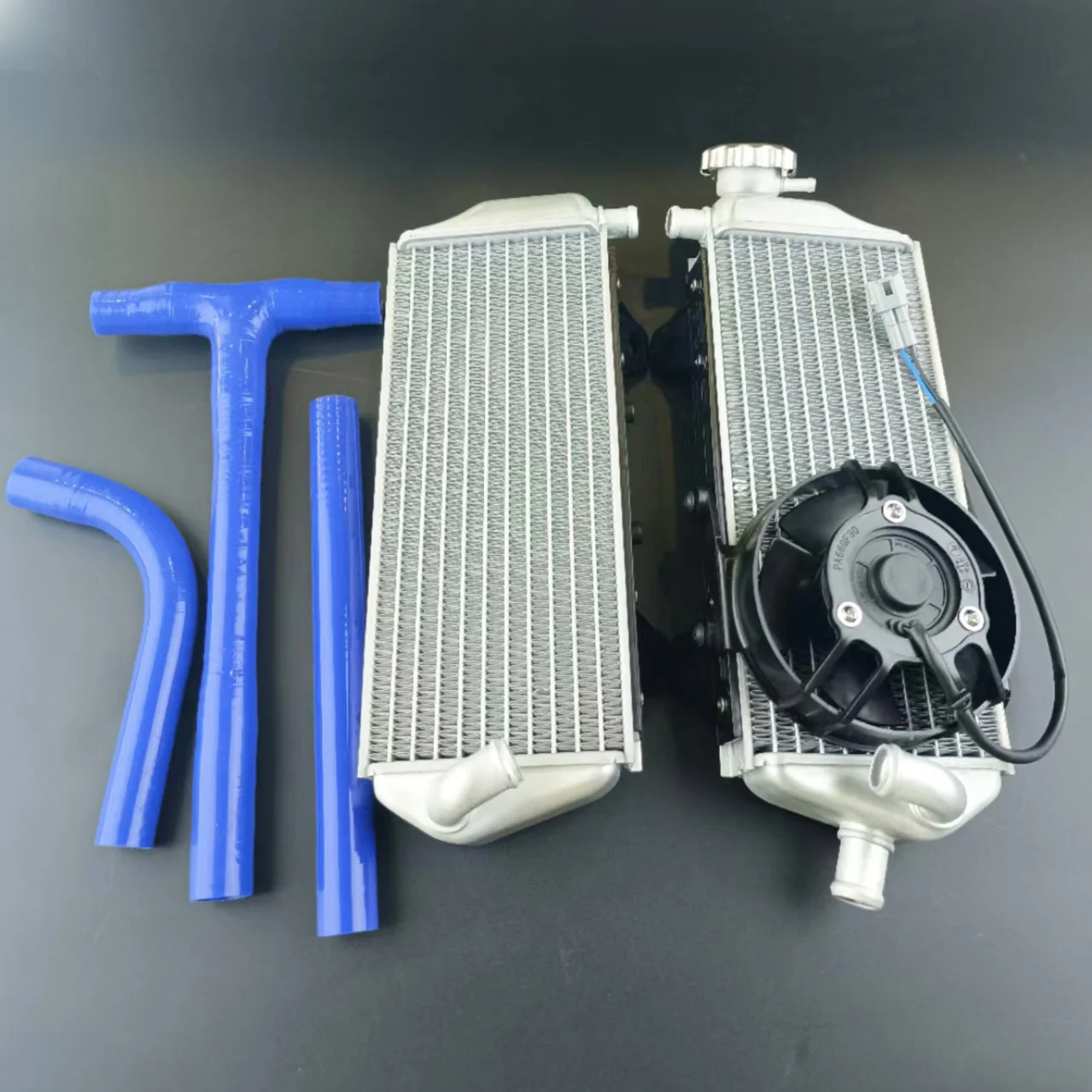 Motorcycle Water Cooler Radiator For Honda Yamaha Suzuki Kawasaki BMW Ducati Triumph KTM