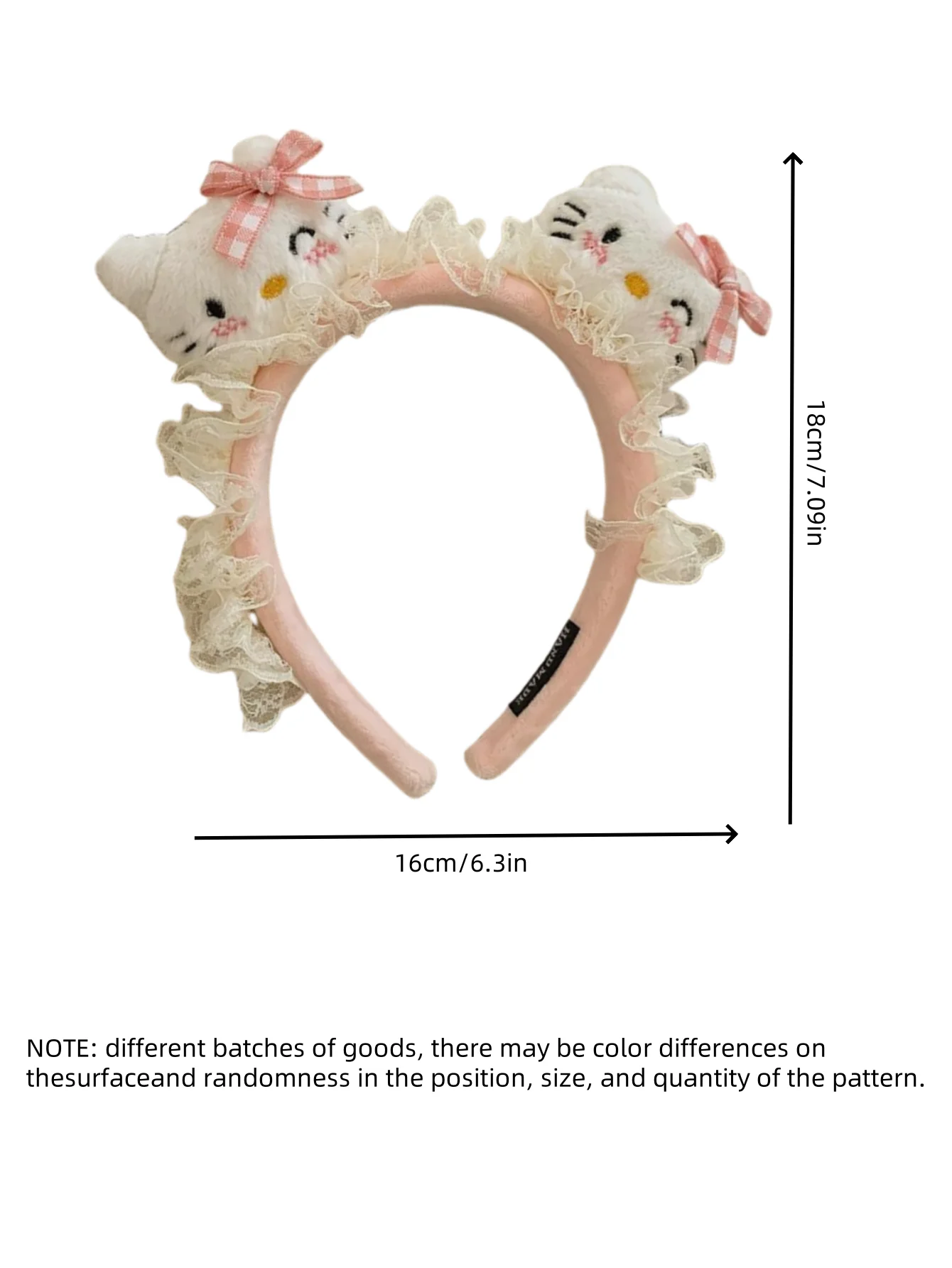 1pc hellokittyes laço guarnição bonito bandana novo outono e inverno dos desenhos animados rosto lavagem e maquiagem liberação bandana cabelo