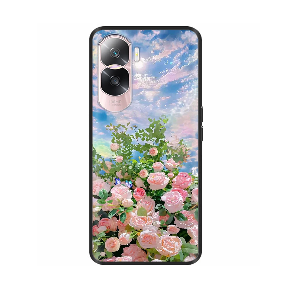 Black Silicone Case For Huawei Honor 90 lite Case Soft Cover for Huawei Honor 90 lite Honor90 Lite Shockproof Shell Cases Fundas image 5