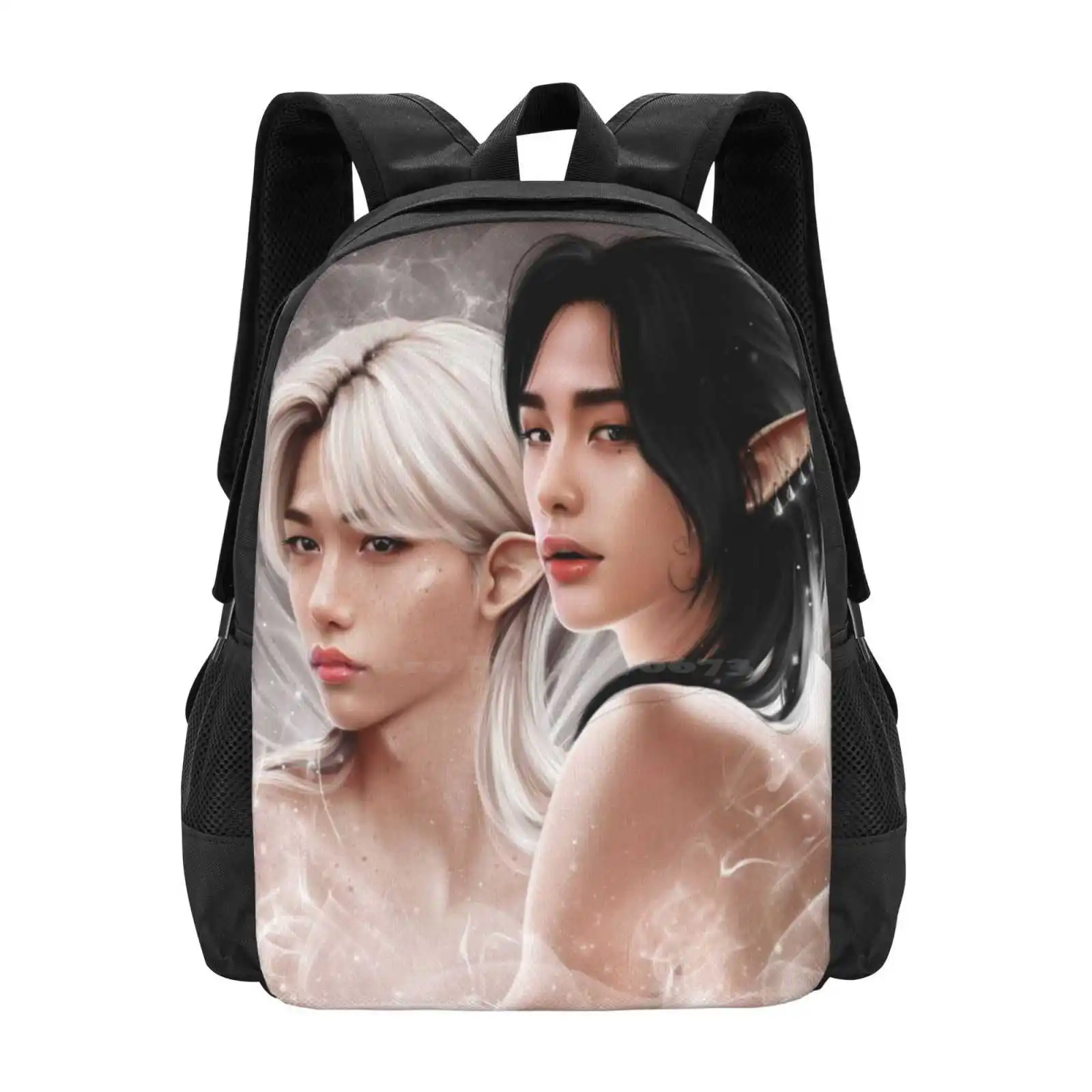 Hyunlix Hot Sale Schoolbag Backpack Fashion Bags   Hwang Hyunjin Lee Felix K Pop Boys Band Hyunlix Fan Art Bang Chan