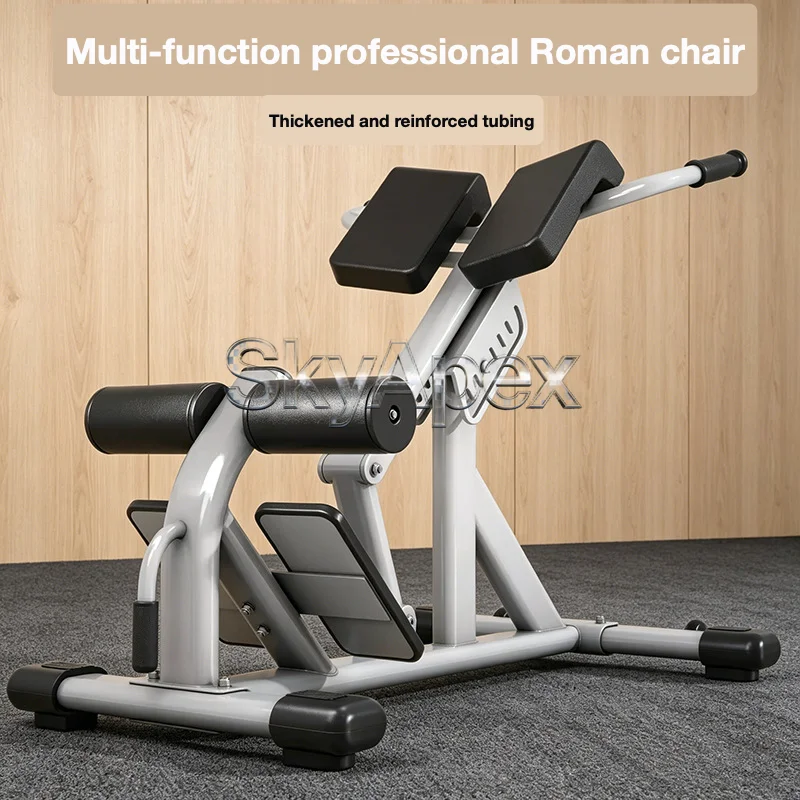 Professional Gym Training Bench Lower Back Abdominal Back Muscle Extension Trainer For Dumbbell Workout Heavy Duty Stable