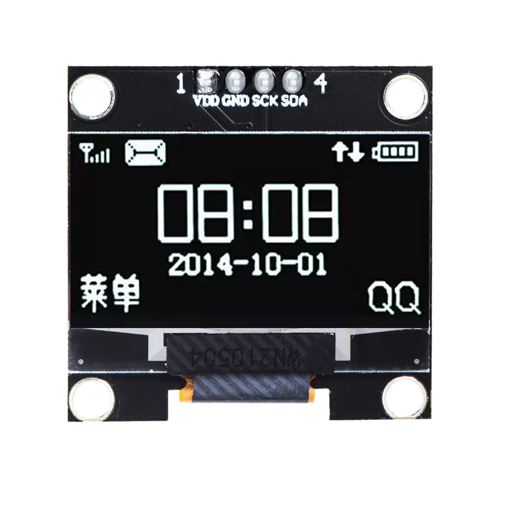 1.3 بوصة oled IIC المسلسل الأبيض OLED وحدة عرض 128X64 I2C SSD1306 12864 شاشة LCD مجلس VDD GND SCK SDA لاردوينو