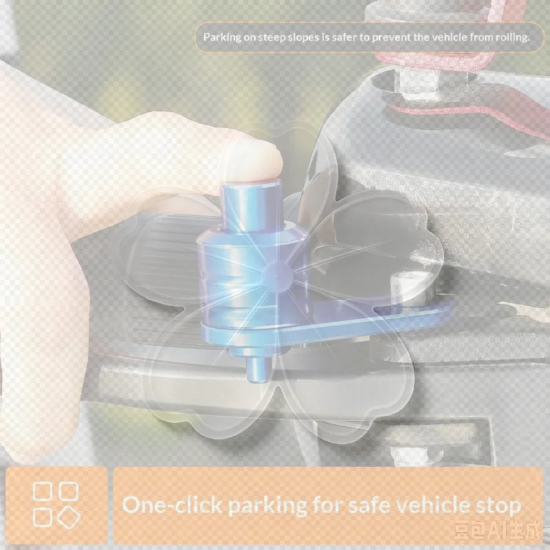Motorcycle Modification CNC Aluminum Alloy Material PCX Parking Lock Deep Electric Vehicle Ramp Parking Lock Switch Accessories