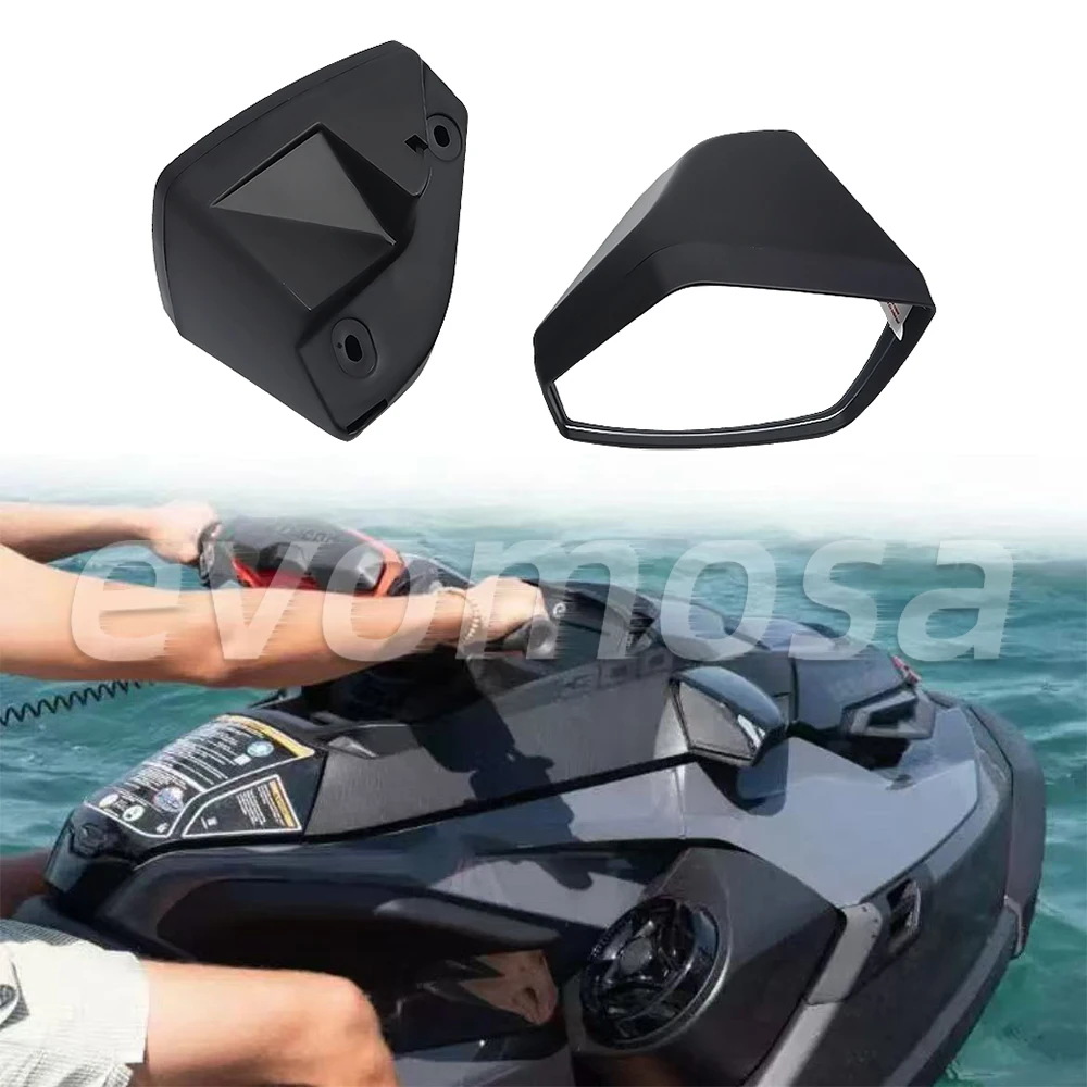 ABS Plastic Motorboat Side Rear View Mirrors For Sea-Doo Spark 2014-2023 Models For A Lightweight Durable Convex Side Mirrors