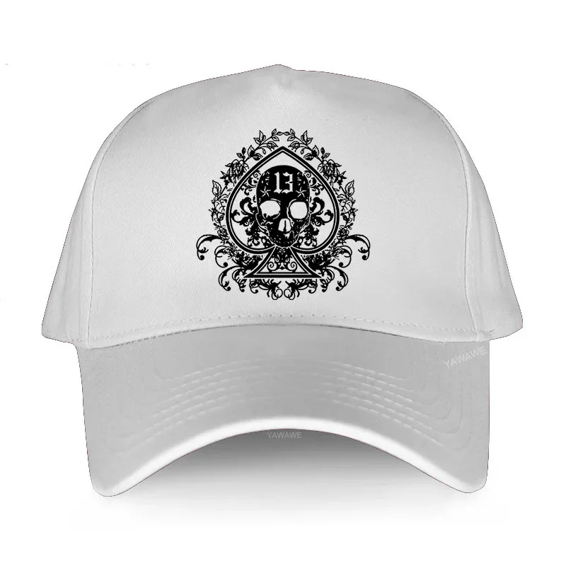 

Hot sale Baseball Caps casual hat for men As de Pique & Skull 13 Lucky Rock'n'Roll Luxury Brand Cap female Latest Design hats