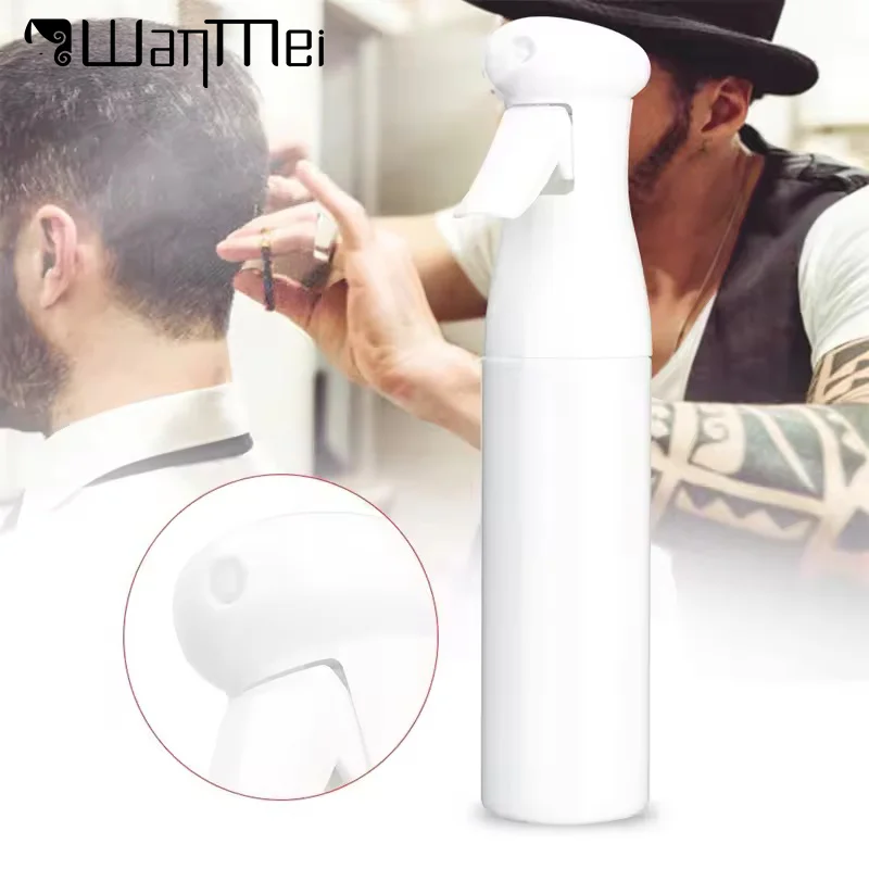 

200/300ML Barber Spray Bottle Professional High Pressure Sprayer Water Container Mist Wood Grain Bottle Salon Hair Styling Tool