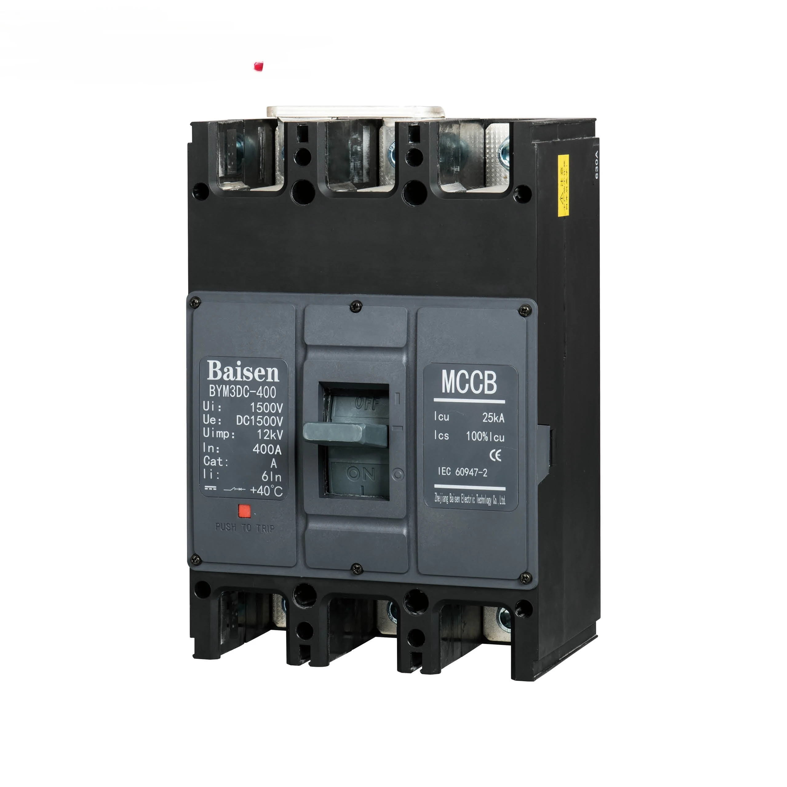 High Quality 2P 3P 400Amp 1000VDC 1500VDC MCCB Moulded Case Circuit Breakers