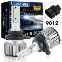 BEVINSEE 2X 9012 HIR2 LED Headlight Bulbs 9012 Light Bulb For Cars 10000LM 6000K 12V HIR2 LED Headlamp Fog Light for Opel Toyota