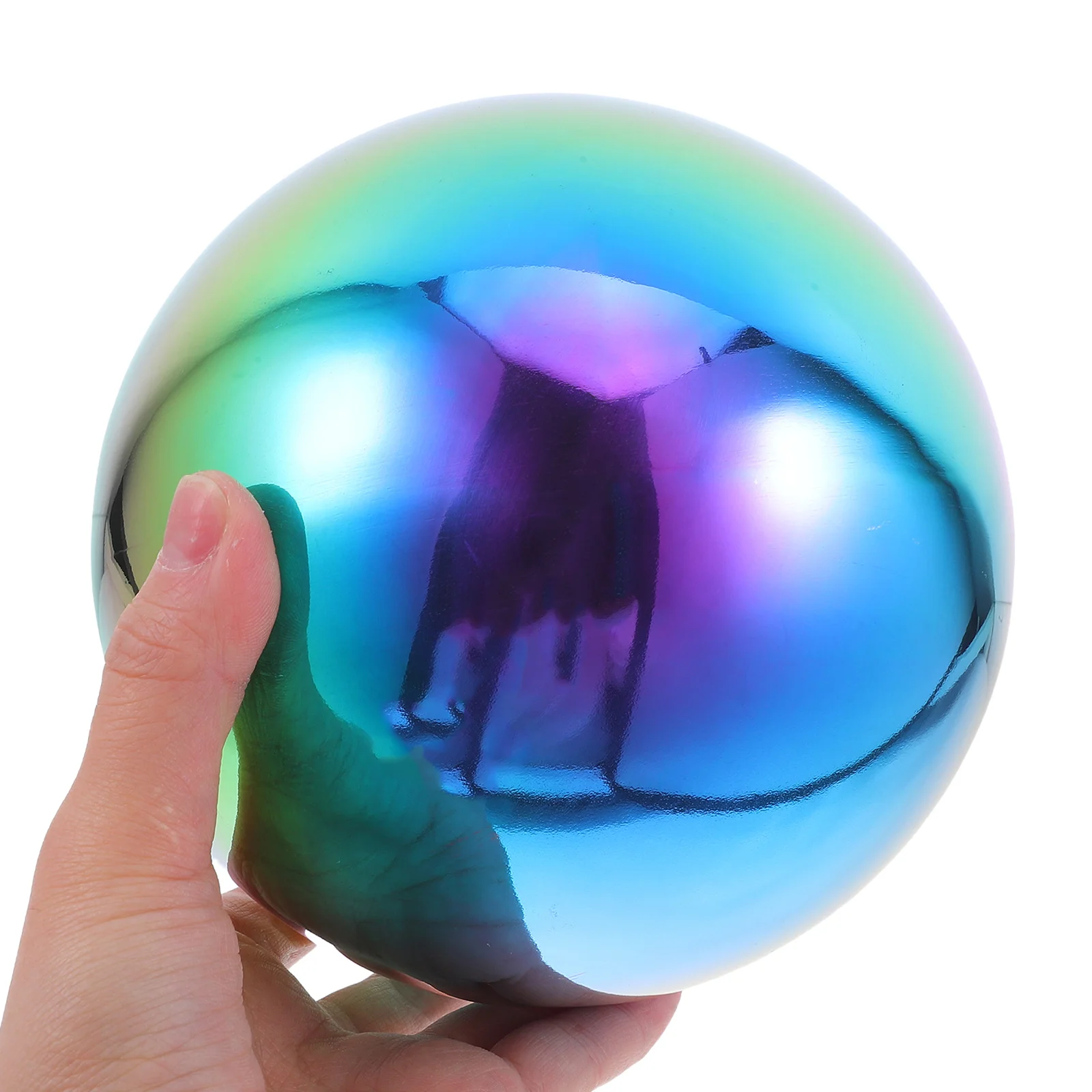 1 قطعة 150 مللي متر سبعة ملونة جوفاء الفولاذ المقاوم للصدأ الكرة مرآة مصقول متعددة الأغراض ديكور المنزل ملحق غرامة الملمس السلس #1