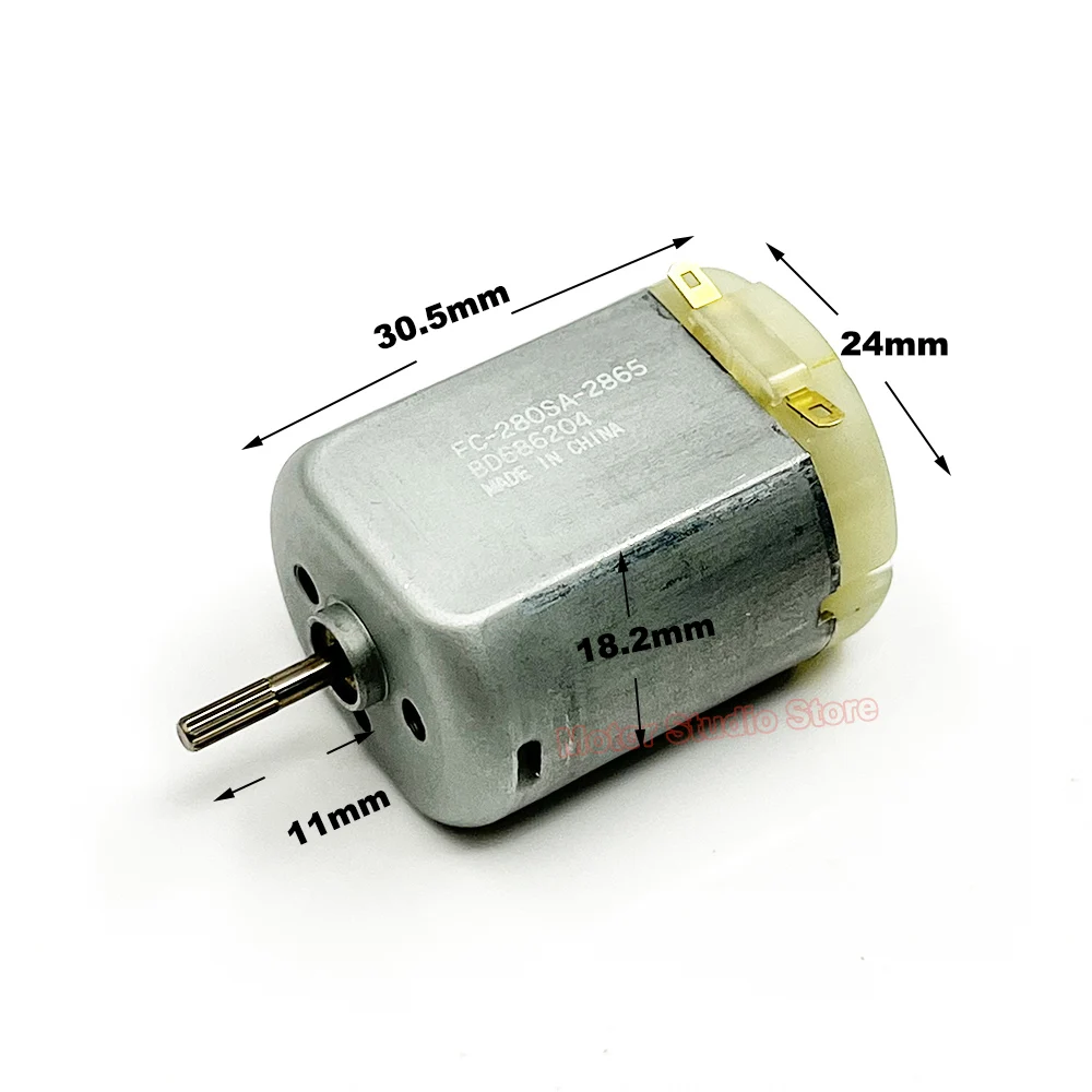 MABUCHI FC-280SA-2865 Karbon Fırça Motoru DC 3 V 6 V 7.4 V 9 V 23500 RPM Yüksek Hızlı 280 Motor Oyuncak Araba Tekne Modeli için