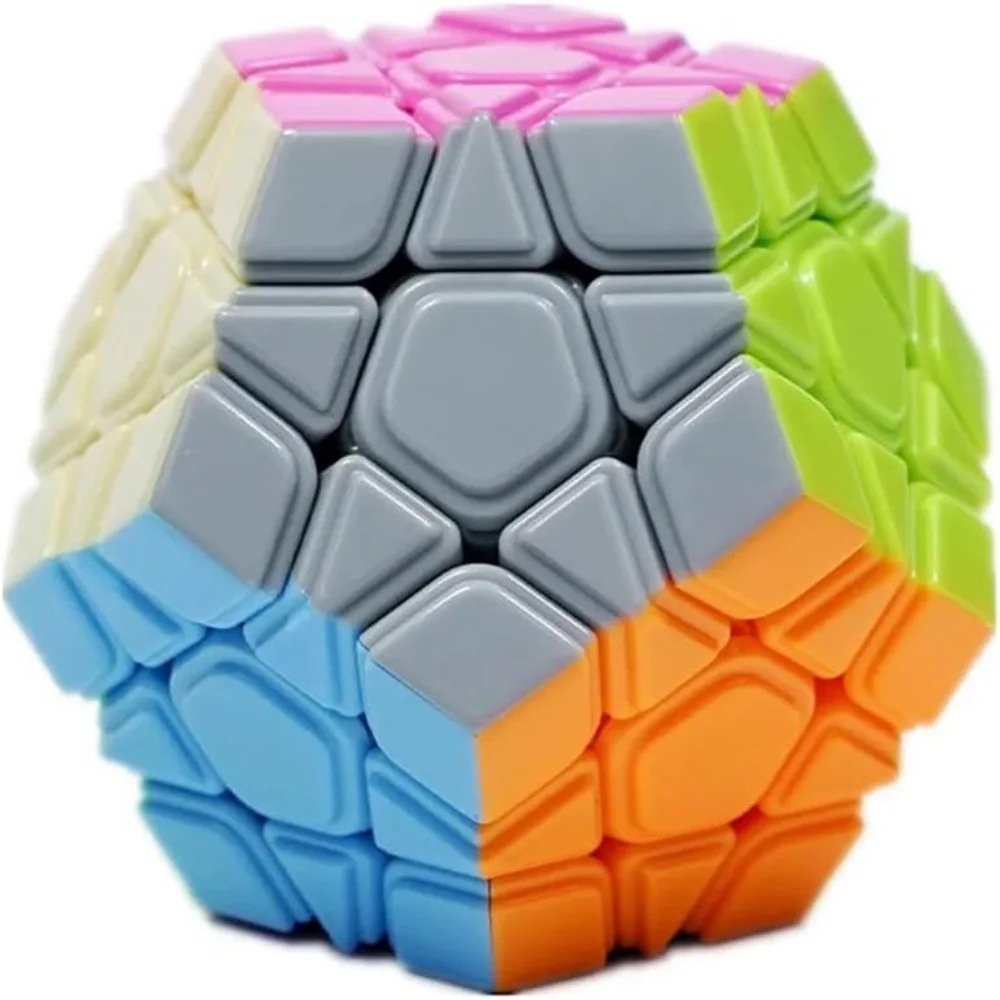 

MoYu Meilong Megaminx 3x3 Megaminx Stickerless Magic Cube Dodecahedron Cube Cubing Classroom Color Speed Cube