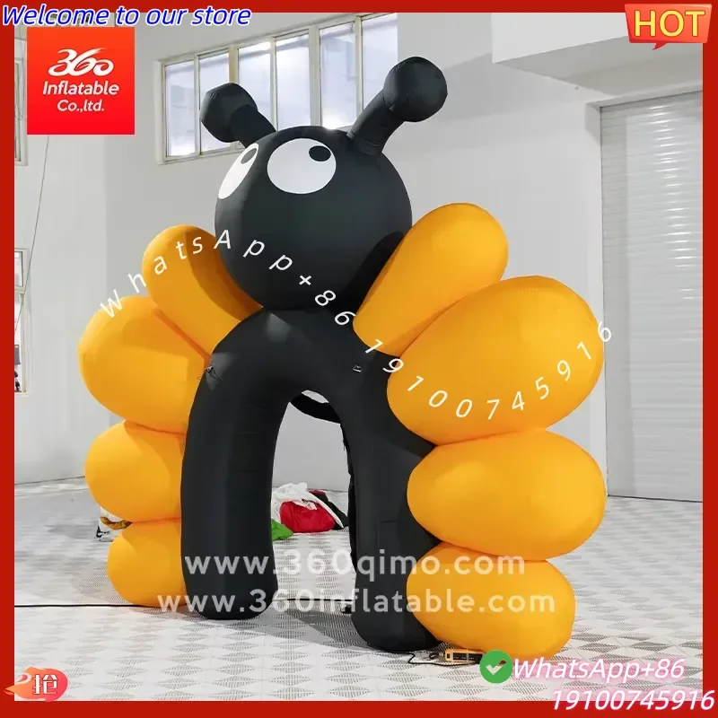CE 360 Inflatable Custom Design Giant Bee Advertising Christmas Inflatable Entrance Arch for Events/Weddings/Festivals Arches