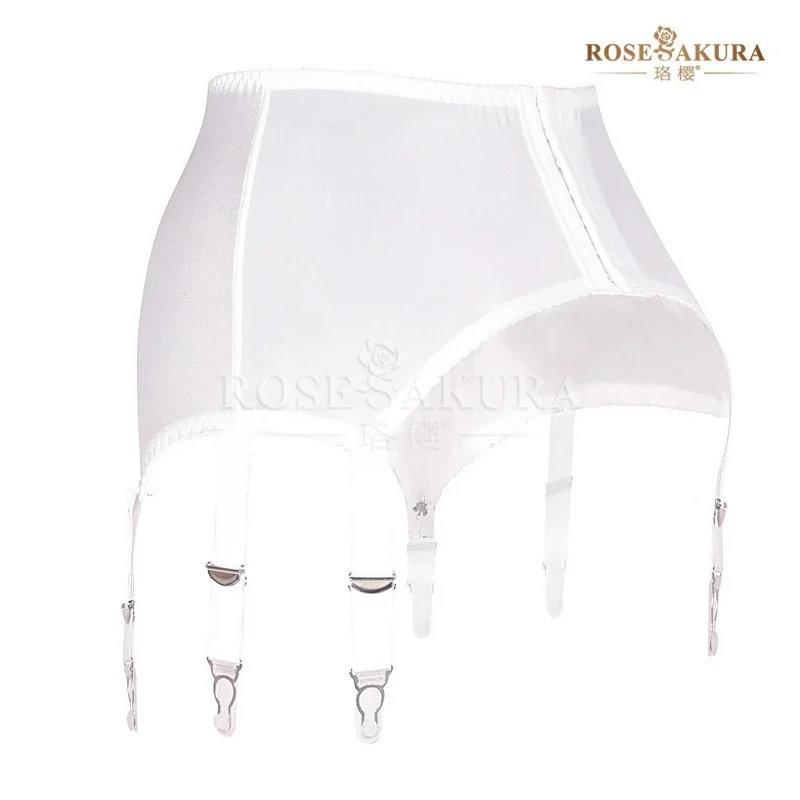 Cherry Blossom8384European and American Waist Seal High-End Garter Rubber Coated Metal Suspender Buckles Flash Stockings Stockin