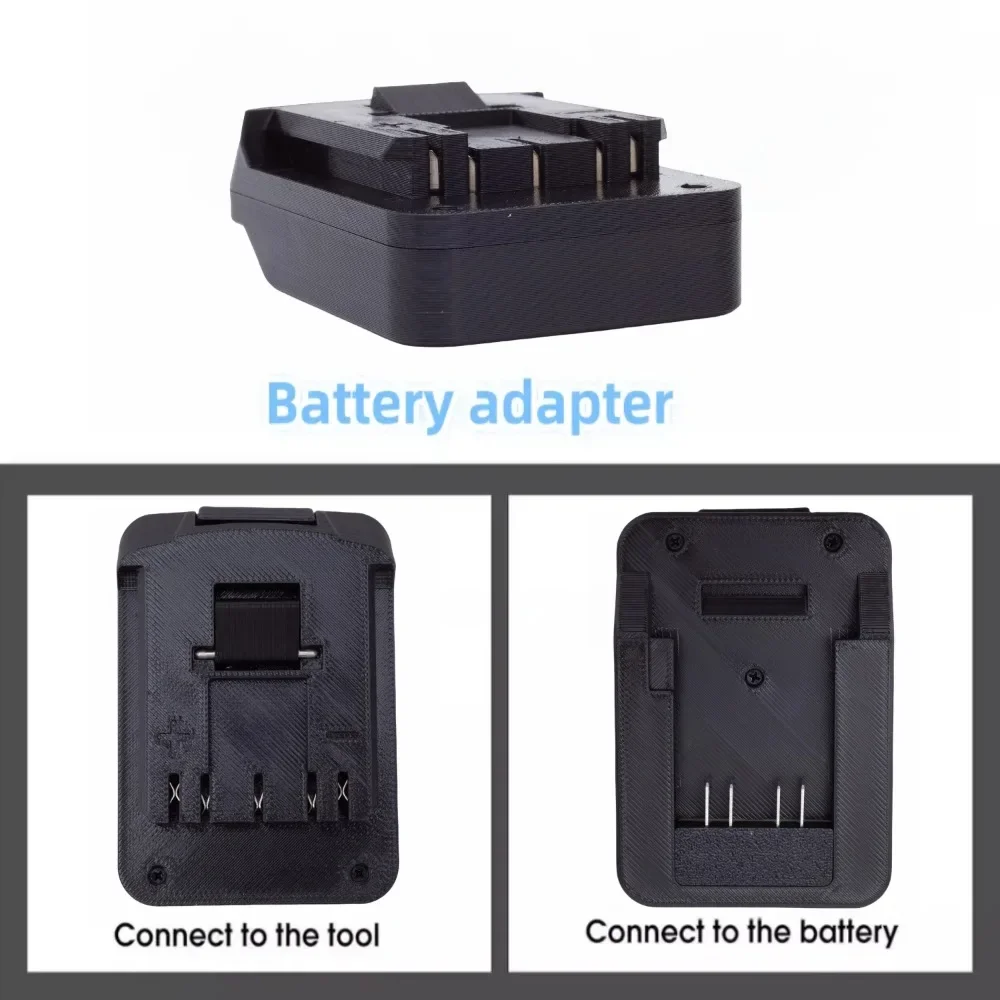 Imagem -06 - Adaptador Conversor de Bateria para Bateria de Lítio de Energia Ativa Aldi Ferrex 20v para Ferramentas de Perfuração sem Fio Bosch 18v Apenas Adaptador