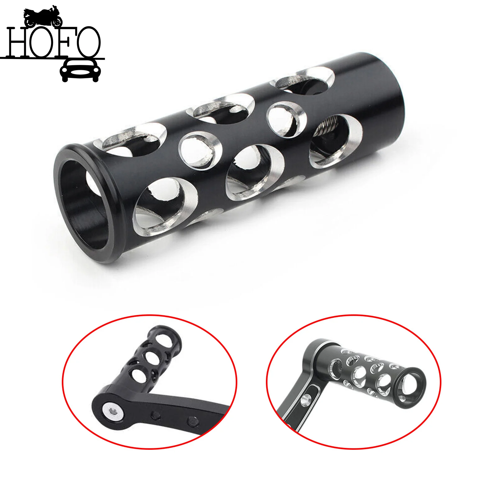 

Fits all Harley models CNC Aluminum Motorcycle Gear Shifter Shift Peg Foot Pedal