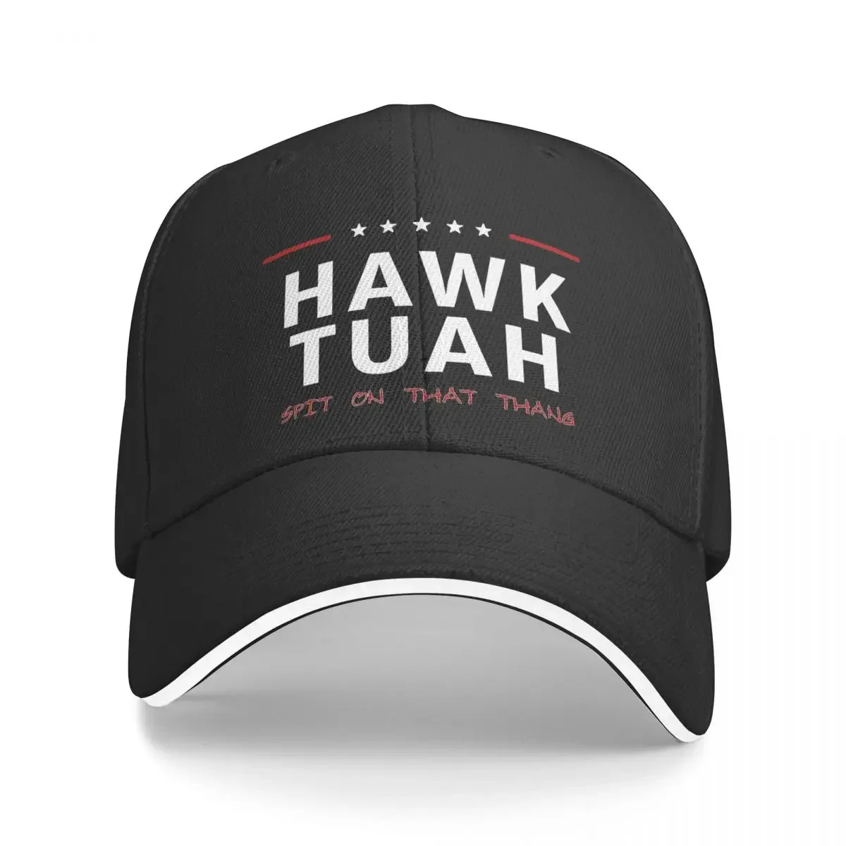 Hawk Tuah Spit On That Thang Meme 2024 Trucker Hat Merch Vintage Snapback Cap For Unisex Casquette Adjustable