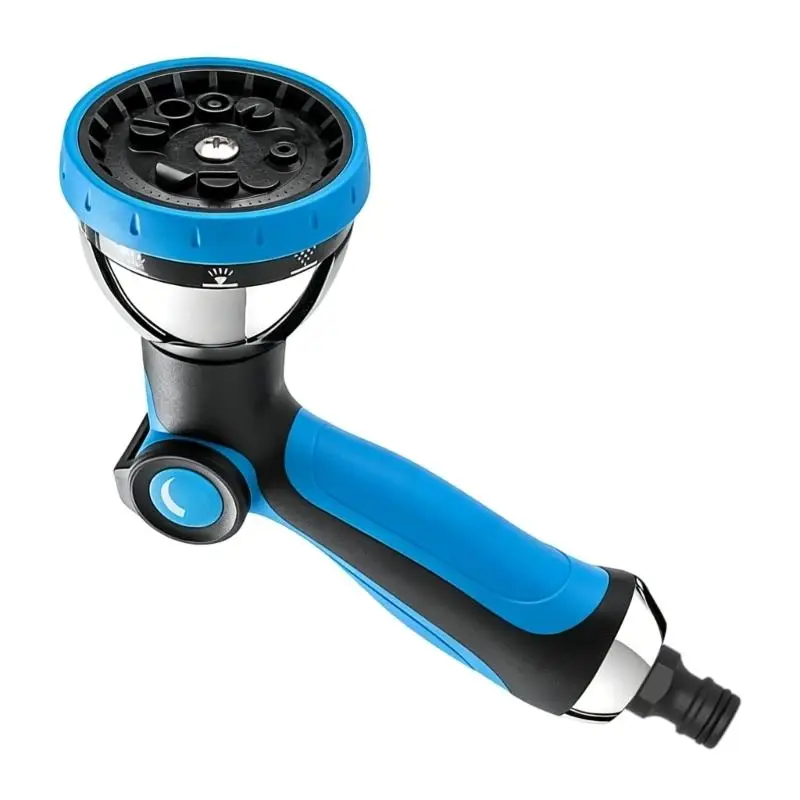 Wasserschlauchdüse, multifunktional, zum Reinigen, Bewässern, mehrere Handsprüher, leichter, robuster Schlauchsprüher D2RD – Detail 2