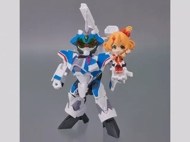قلعة الأبعاد الفائقة MacrossTS Bandai VF31J Siegfried Freya anglerfish أنيمي الشكل لعبة هدية المنتج الأصلي