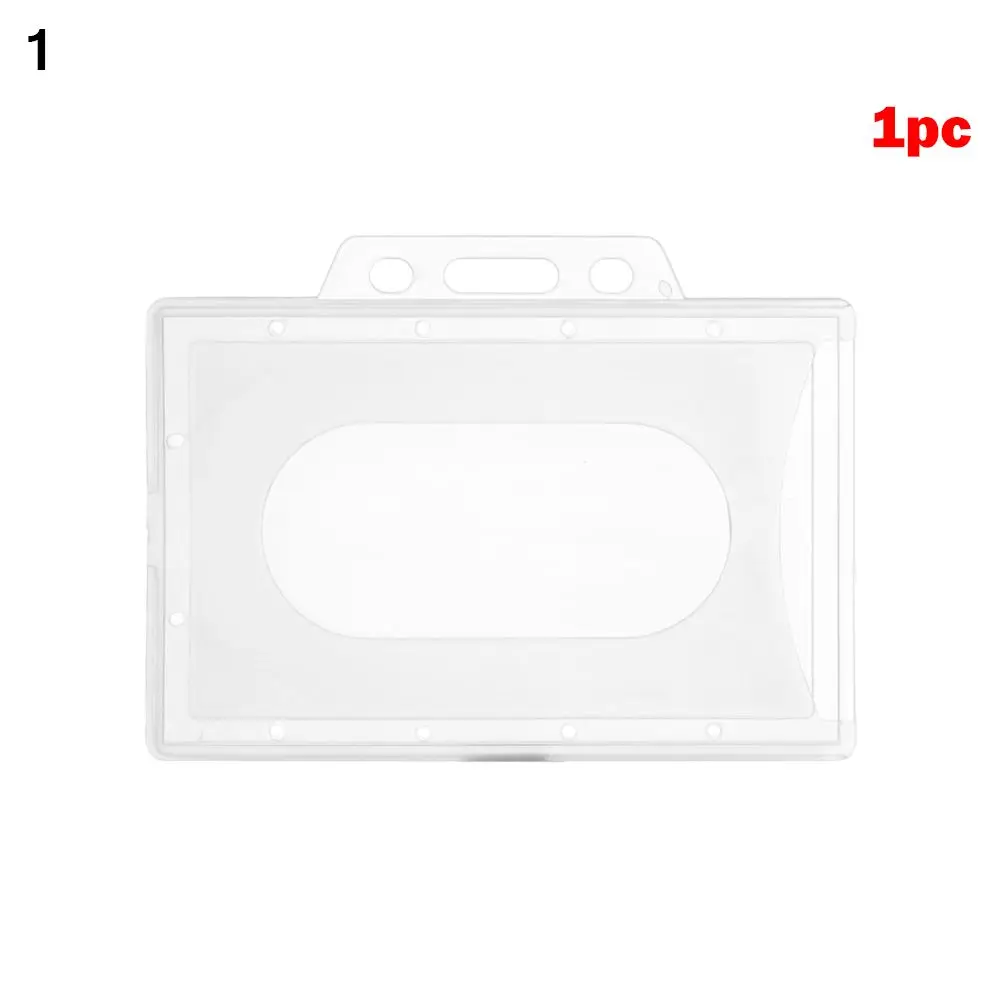 1/3pcs Hard Plastic Unisex Office School Multi-use Badge ID Business Case Name Card Work Card Holders Card Sleeve ID Card Pouch