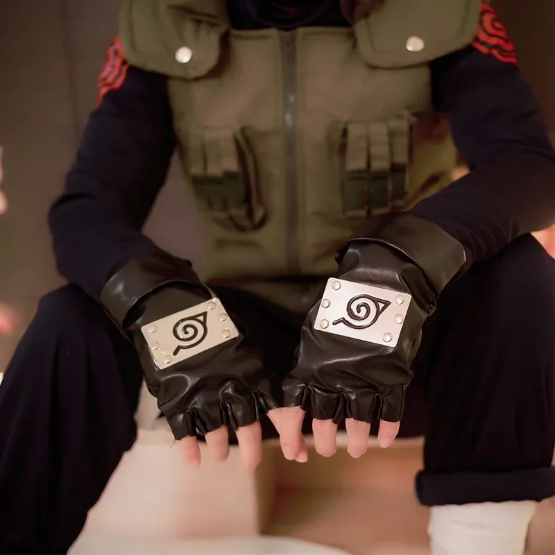 2025 New Anime Hatake Kakashi Cosplay Costume Halloween Clothes vest shirt pants mask glove headband 7PCS set custom made skeif1