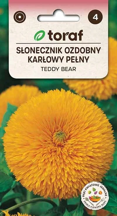 Sierzonnebloemvariëteit TEDDY BEAR – Bloemzaden – 638 Toraf