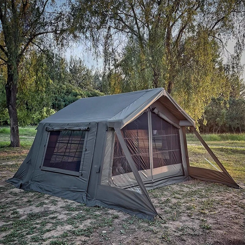 

Rainproof Inflatable Tent Outdoor Thickened Portable Comfortable Breathable Family Camping Tent Sunscreen Camping Supplies