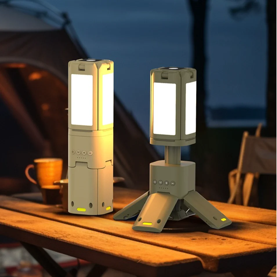 LED Outdoor Camping Lantern, Large‑Capacity Waterproof Tent Light for Camping Working Emergency Lighting